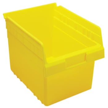 Quantum Storage Systems Store-Max Bin, 10-1/6" X 7-1/8" X 8", Yellow, Case Of 20