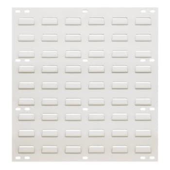 Quantum Storage Systems Louvered Panel, 18" X 19", Oyster White