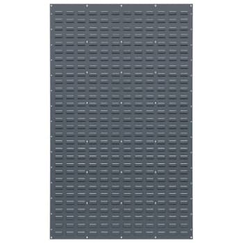 Image for Quantum Storage Systems Louvered Panel, 36" X 61", Gray from HD Supply
