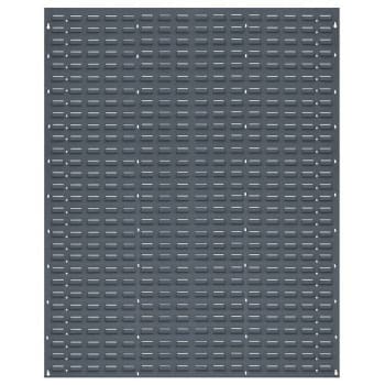 Image for Quantum Storage Systems Louvered Panel, 48" X 61", Gray from HD Supply