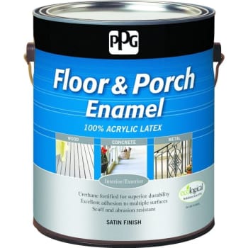 PPG Architectural Finishes Floor And Porch Acrylic Paint, Satin White