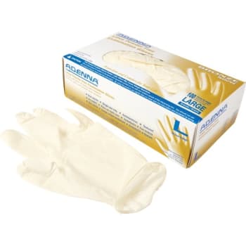 Image for Adenna Bronze 5 Mil Latex Powder Free Exam Gloves, Large Box Of 100 from HD Supply
