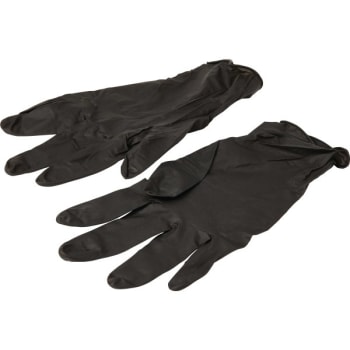 Maintenance Warehouse® 6 Mil Black Nitrile Powder Free Exam Gloves, Xl 95/box