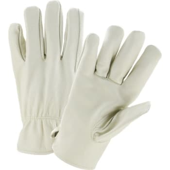 Image for PIP Grain Pigskin Leather Driver Glove With Shirred Wrist, Size X Large from HD Supply