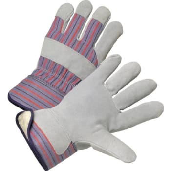 PIP Split Leather Palm Gloves Pile Lined - 2 PR Pack