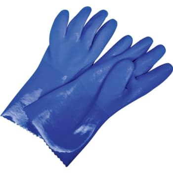 Apollo® 12" Textured Grip Pvc Gloves - Large - Package Of 2 Pair