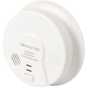 USI Electric® Photoelectric Smoke/CO Combo Alarm