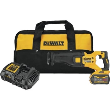 Image for Dewalt 60 Volt Cordless Brushless Reciprocating Saw 1 Battery Kit from HD Supply