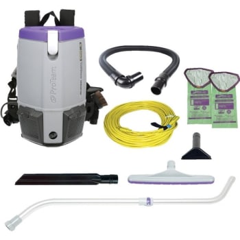 Image for Proteam Super Coach Pro 6 120 Volt 6 Quart Backpack Vacuum W/ Hepa Filter And Accessories from HD Supply