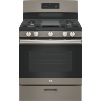Image for GE® 30" Gas Range w/ Oven Window, 5.0 Cu Ft in Slate from HD Supply