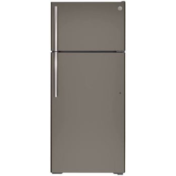 GE® Energy Star® 17.5 Cu. Ft. Top-Freezer Slate Refrigerator