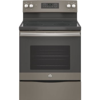 Image for GE® 30" Electric, Smooth Range w/ 5.3 Cu Ft, Slate from HD Supply
