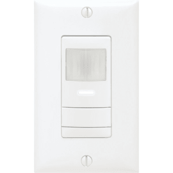 Image for Sensor Switch® Wall Switch Sensor Passive Infrared Vacancy Only 120/277 VAC White from HD Supply