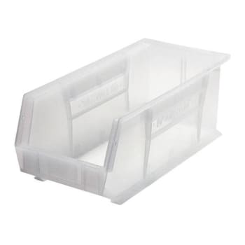 Image for Quantum Storage Systems Ultra Stack & Hang Bin, 18"x8-1/4"x7", Clear, Case Of 6 from HD Supply