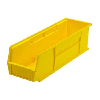 Image for Quantum Storage Systems Stack & Hang Bin, 18"x5-1/2"x5", Yellow, Case Of 12 from HD Supply