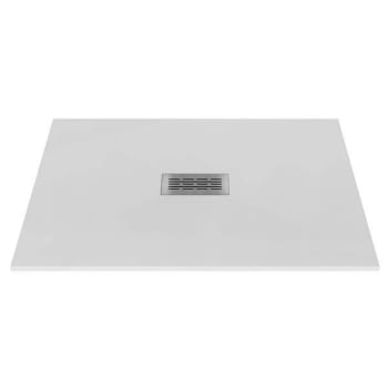 Image for Castico 48" L X 34" W X 1.125" H Composite Stone Shower Pan White Sand from HD Supply