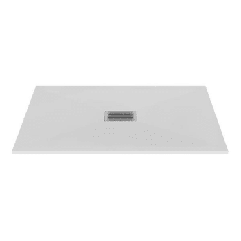 Image for Castico 60" L X 32" W X 1.125" H Composite Stone Shower Pan White Sand from HD Supply