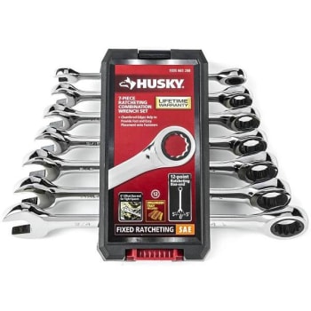 Image for Husky Ratcheting Sae Combination Wrench Set 7-Piece from HD Supply