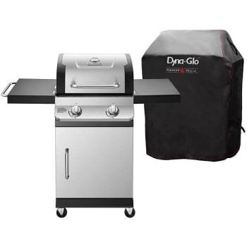 Image for Dyna-Glo Premier 2-Burner Propane Gas Grill Ss Built-In Thermometer Cover from HD Supply