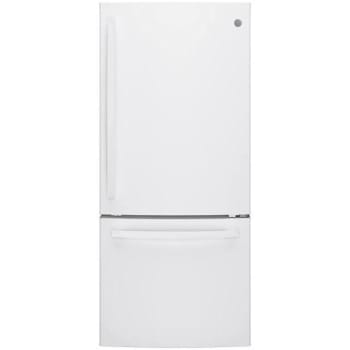 Image for GE® ENERGY STAR® 21.0 Cu. Ft. Bottom-Freezer White Refrigerator from HD Supply