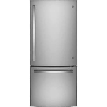 Image for GE® ENERGY STAR® 20.9 Cu. Ft. Bottom-Freezer Stainless Steel Refrigerator from HD Supply