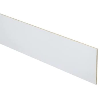 Mill'S Pride Richmond Cabinet Matching Toe Kick, Verona White,  4.5"X96"X0.125"