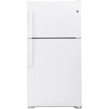 GE® ENERGY STAR® 21.9 Cu. Ft. Top-Freezer White Refrigerator