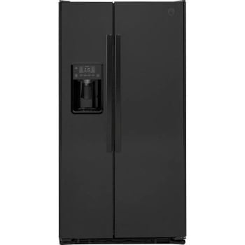 Image for GE® 21.9 Cu. Ft. Counter-Depth Side-By-Side Black Refrigerator from HD Supply