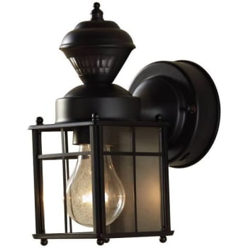 Image for Globe Electric 9.5" Outdoor Sconce 150deg 30' Motion In Matte Black from HD Supply