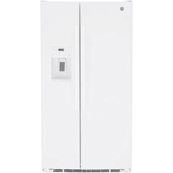 Image for GE® 25.3 Cu. Ft. Side-By-Side White Refrigerator from HD Supply