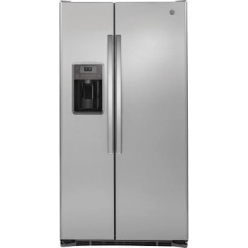 GE® 21.9 Cu. Ft. Counter-Depth Side-By-Side Stainless Steel Refrigerator