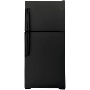 Image for GE® 21.9 Cu. Ft. Top-Freezer Black Refrigerator from HD Supply