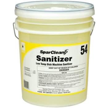 Spartan 5 Gal. Sparclean Warewash Sanitizer