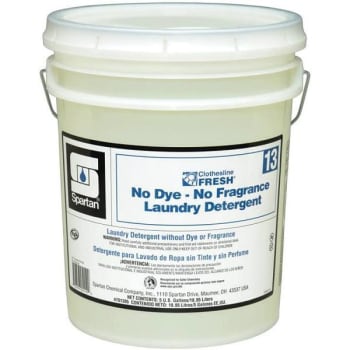 Spartan 5 Gal. Clothesline Fresh No Dye-No Fragrance Laundry Detergent