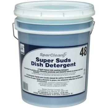 Spartan 5 Gal. Sparclean Super Suds Clean Scent Manual Dish Detergent