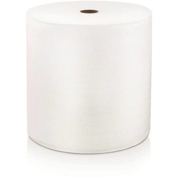 Locor 1-Ply Hard Wound Roll Towels (White) , Case Of 6