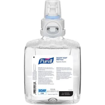 Image for Purell Cs8 1200ml Fragrance-Free Mild Foam Hand Soap Dispenser Refill (2-Case) from HD Supply