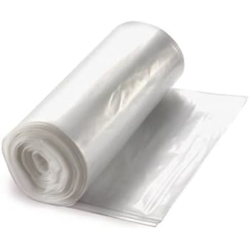 Image for Renown Pcr Can Liner, 60 Gal., 2 Mil, Low-Density, Clear, 38" X 58", Case Of 100 from HD Supply
