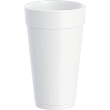 Image for Dart J Cup 20 Oz.  White Tall Insulated Foam Cup (500-Case) from HD Supply