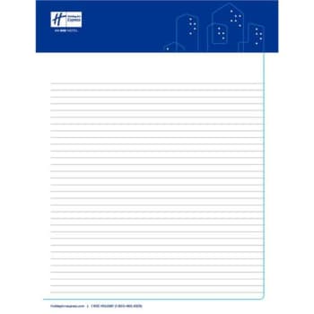 Image for Ihg Holiday Inn Express Meeting Room 8.5 X 11 Inch Notepads, Case Of 100 from HD Supply