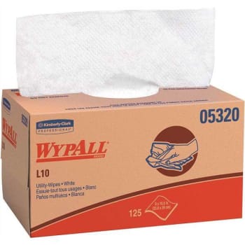 Image for Wypall L10 1-Ply White Pop-Up Box Disposable Towels (18-Case) from HD Supply