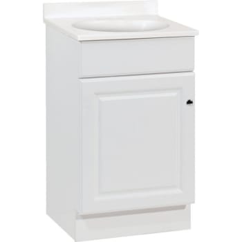 Image for Seasons® 18w X 32h X 16"d White Bath Vanity With Top from HD Supply