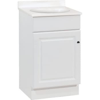 Seasons® 18w X 32h X 16"d White Bath Vanity With Top