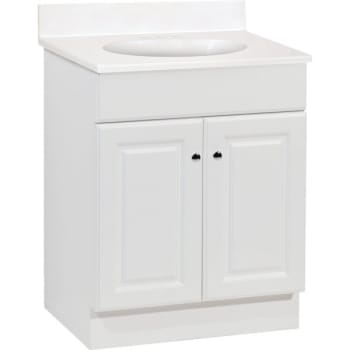 Seasons® 24w X 32h X 18"d White Bath Vanity With Top