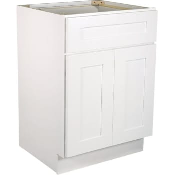 Seasons 27 X 34 1 2 X 24 White Shaker Base Cabinet Fully