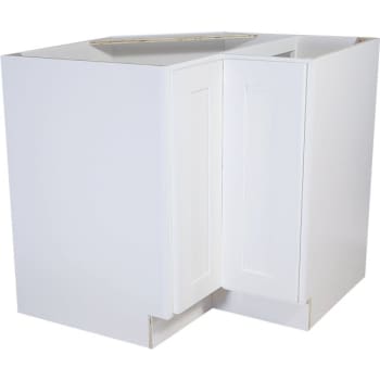 Seasons 36 X 34 1 2 X 24 White Lazy Susan Cabinet Fully