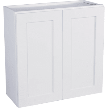 Seasons 30 X 24 12 White Shaker Wall Cabinet Ready To Emble Image For Seasons 30 X 24 12 White Shaker Wall Cabinet Ready