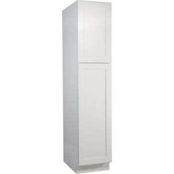 Seasons® 18 x 84 x 24" White Shaker Pantry Cabinet, Ready-To-Assemble