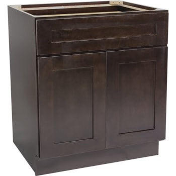Design House® 30 X 34-1/2 X 24" Espresso Base Cabinet, Fully-Assembled