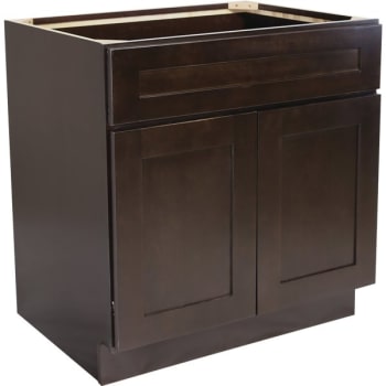 Design House® 36 x 34-1/2 x 24" Espresso Sink Base Cabinet, Fully-Assembled